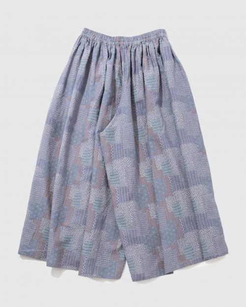 GATHERED WIDE PANTS
