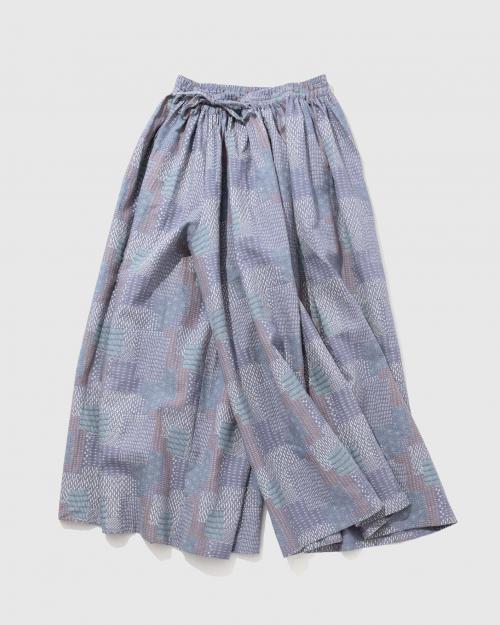 GATHERED WIDE PANTS