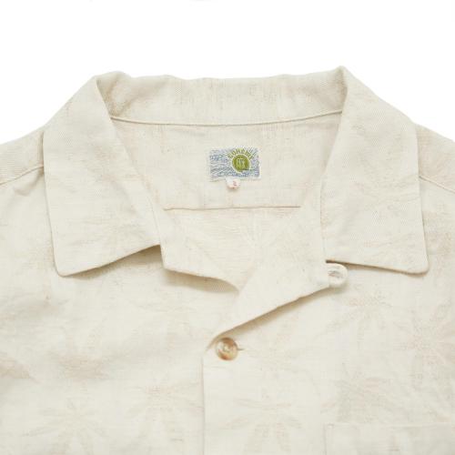 OPEN MIND SHIRTS／HEMP LEAF JACQUARD