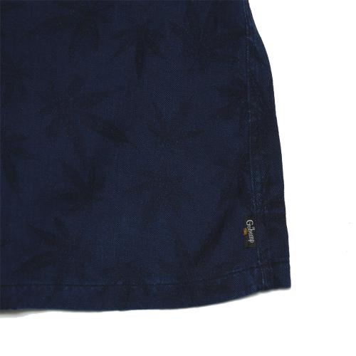 OPEN MIND SHIRTS／HEMP LEAF JACQUARD