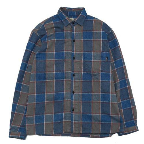 SHITAMACHI L/SL SHIRTS／H/C INDIGO CHECK