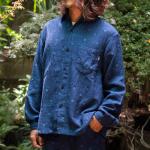 SHITAMACHI L/SL SHIRTS／GOMA ART JACQUARD