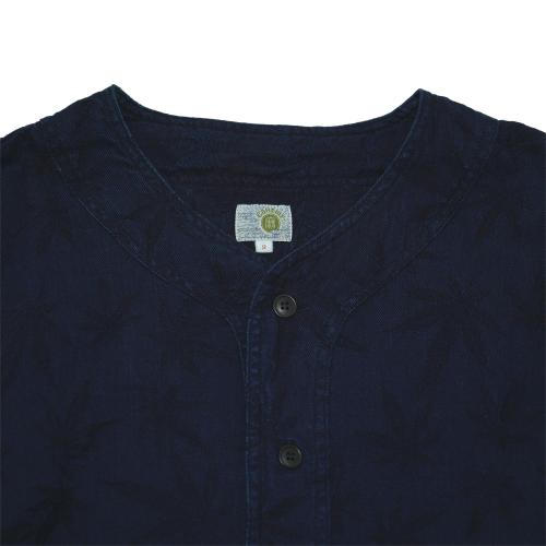 YAKYU SHIRTS／HEMP LEAF JACQUARD