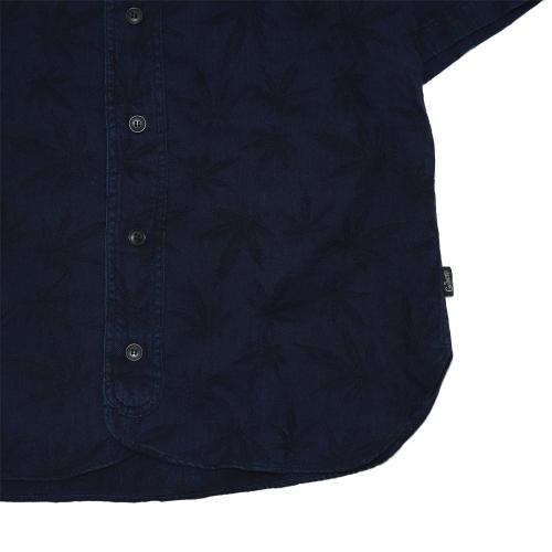 YAKYU SHIRTS／HEMP LEAF JACQUARD