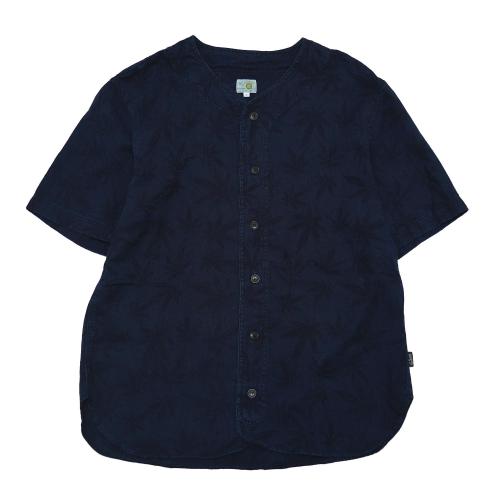 YAKYU SHIRTS／HEMP LEAF JACQUARD