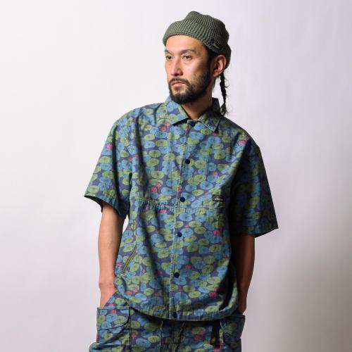 HEMP JAM SHIRTS／H/C WEATHER "LOTUS PRINT"