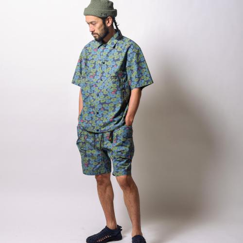 HEMP JAM SHIRTS／H/C WEATHER "LOTUS PRINT"