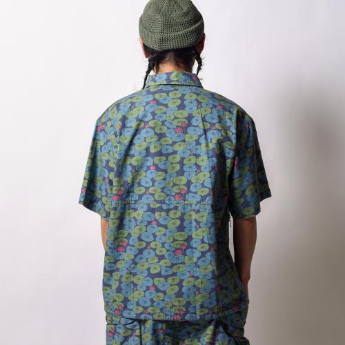 HEMP JAM SHIRTS／H/C WEATHER "LOTUS PRINT"