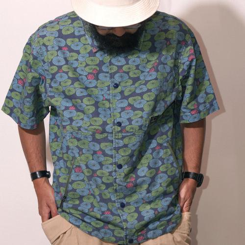 HEMP JAM SHIRTS／H/C WEATHER "LOTUS PRINT"