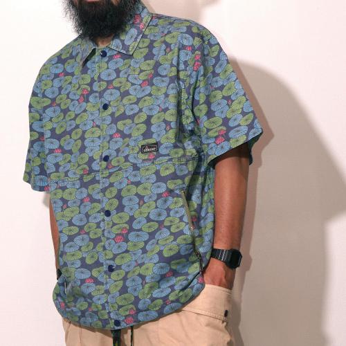 HEMP JAM SHIRTS／H/C WEATHER "LOTUS PRINT"