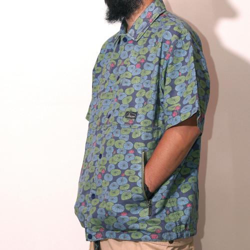 HEMP JAM SHIRTS／H/C WEATHER "LOTUS PRINT"