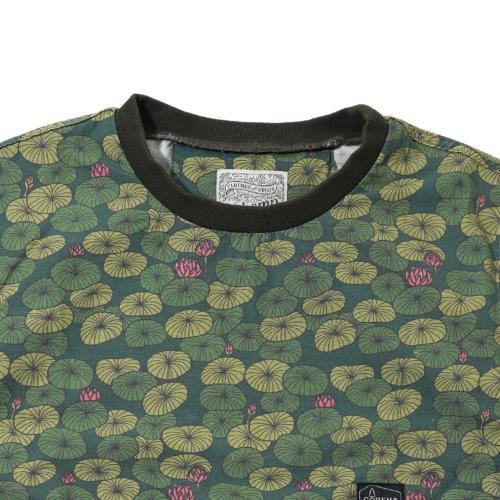 HEMP JAM CREW／H/C WEATHER "LOTUS PRINT"