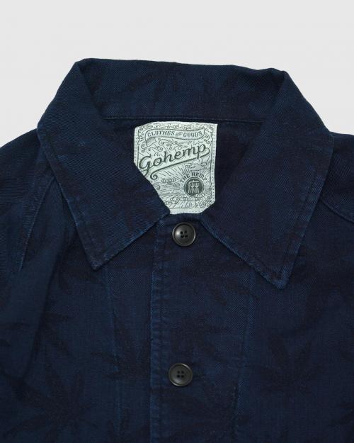 RUNCH SHIRTS JACKET／HEMP LEAF JACQUARD