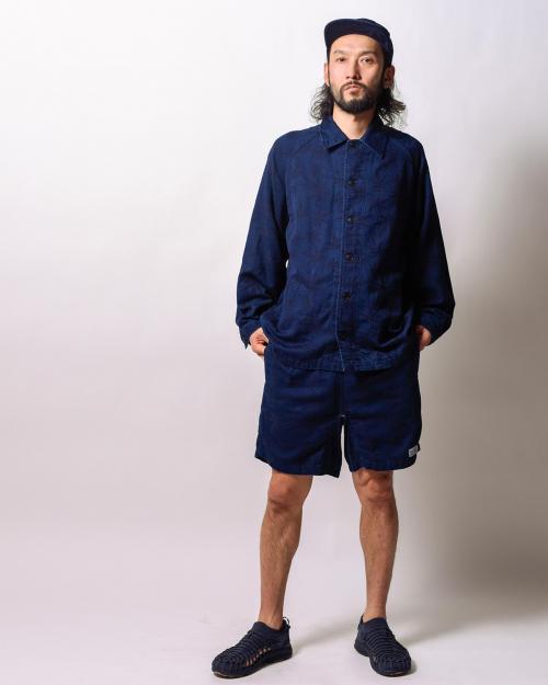 RUNCH SHIRTS JACKET／HEMP LEAF JACQUARD