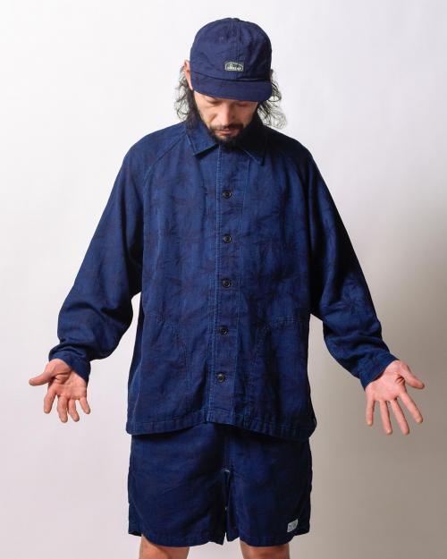 RUNCH SHIRTS JACKET／HEMP LEAF JACQUARD