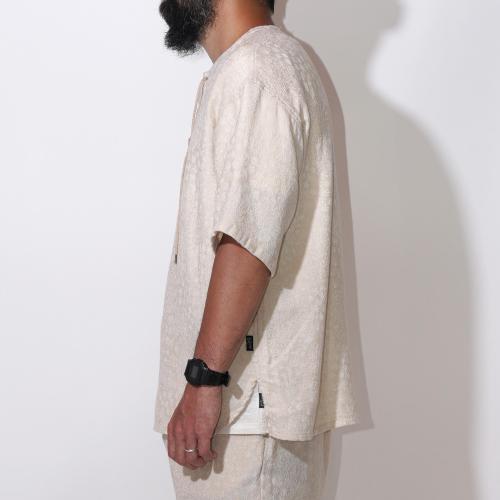 ROBIN SHIRTS/<br>MINIMAL LEAF JACQUARD