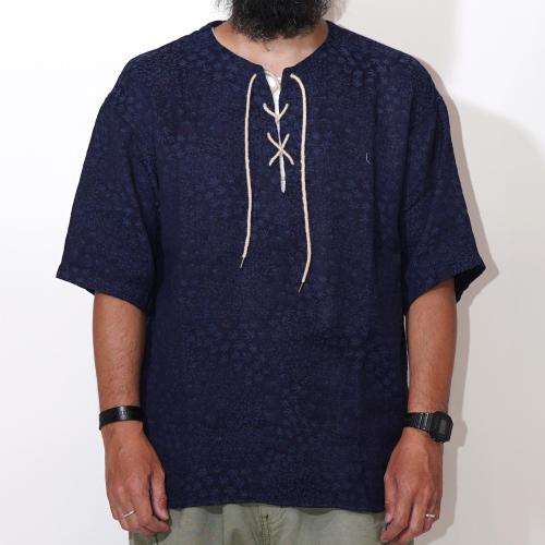 ROBIN SHIRTS/<br>MINIMAL LEAF JACQUARD