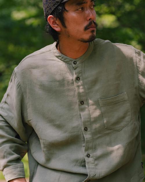 NO COLLAR BASIC SHIRTS