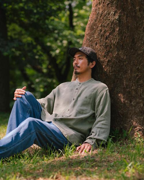 NO COLLAR BASIC SHIRTS