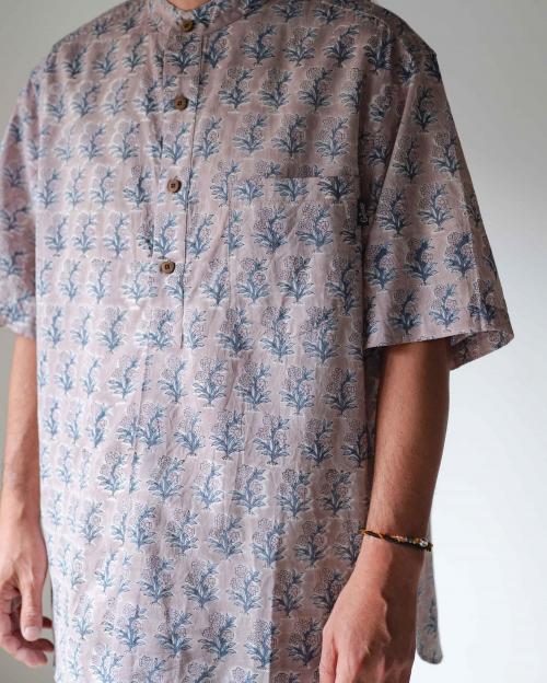 SHANTI BAND COLLAR SHIRTS