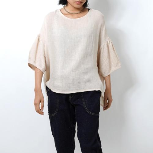 SUMMER TRIP BIG SLEEVE BLOUSE