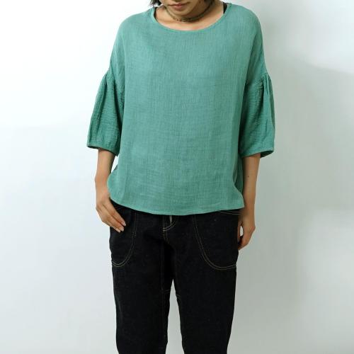 SUMMER TRIP BIG SLEEVE BLOUSE