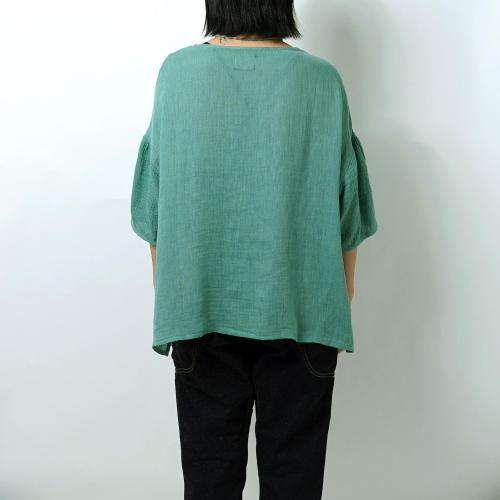 SUMMER TRIP BIG SLEEVE BLOUSE