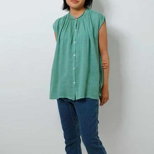 SUMMER TRIP WAVES BLOUSE