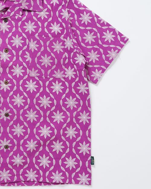 LEAF WAVE SHIRTS / LEAF WAVE PRINT（布帛）