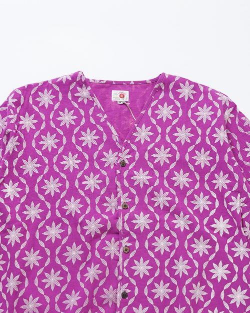 LEAF WAVE CARDIE / LEAF WAVE PRINT（布帛）