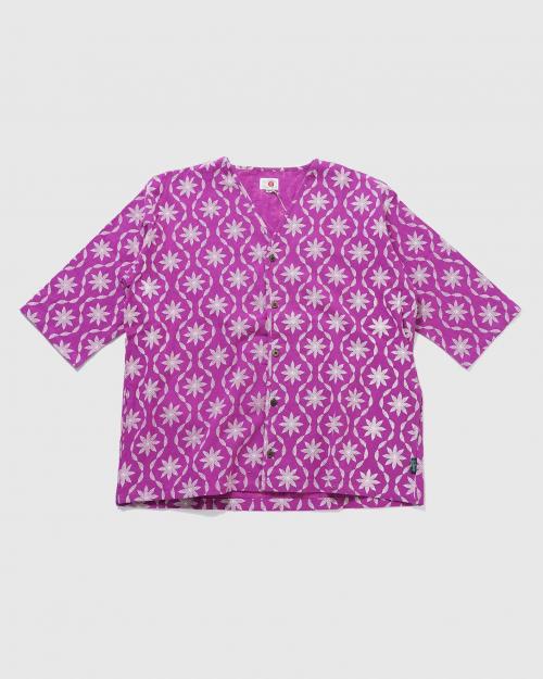 LEAF WAVE CARDIE / LEAF WAVE PRINT（布帛）