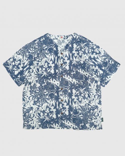 SUZUMI SHIRTS ／“ 麻朝ひょうたん ” PRINT