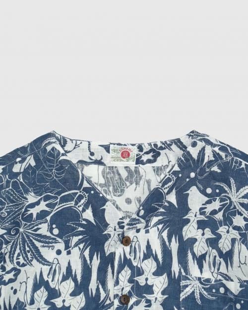 SUZUMI SHIRTS ／“ 麻朝ひょうたん ” PRINT