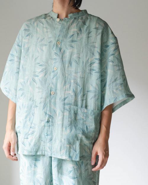 GREEN HILL MAO COLLAR SHIRTS