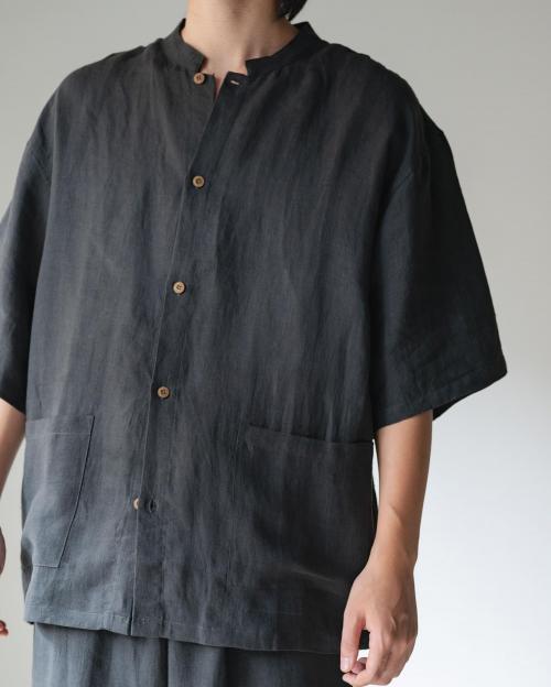 GREEN HILL MAO COLLAR SHIRTS