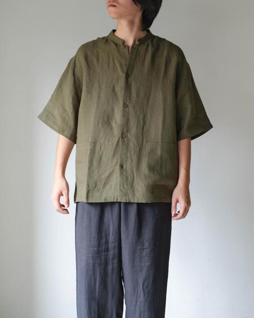 GREEN HILL MAO COLLAR SHIRTS