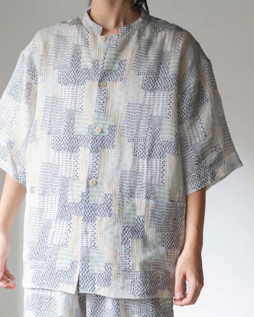 GREEN HILL MAO COLLAR SHIRTS