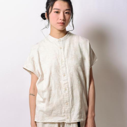 GARDEN SHIRTS／HEMP LEAF JACQUARD