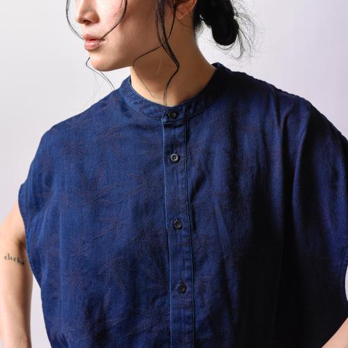 GARDEN SHIRTS／HEMP LEAF JACQUARD