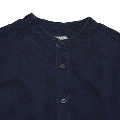 GARDEN SHIRTS／HEMP LEAF JACQUARD