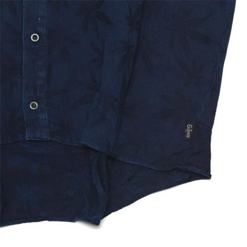 GARDEN SHIRTS／HEMP LEAF JACQUARD