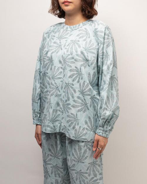 LEAF GATHER BLOUSE