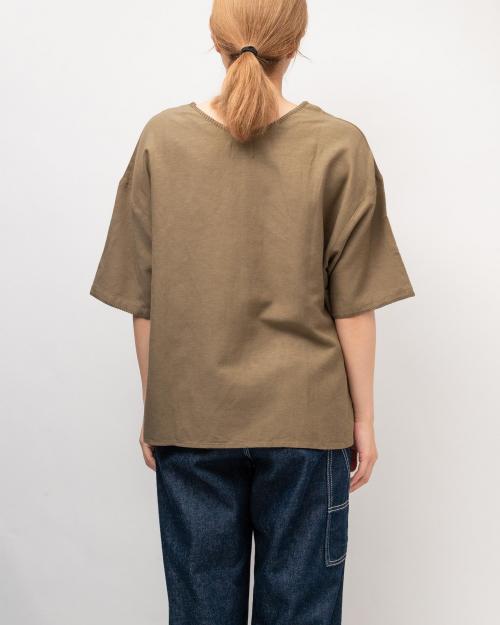 CALM EMB PULL OVER