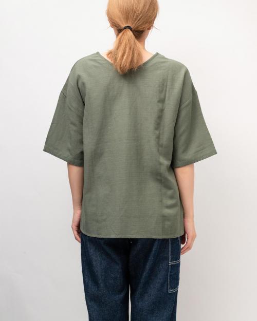 CALM EMB PULL OVER