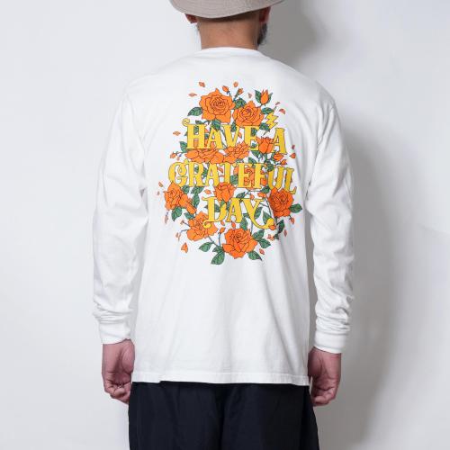 LONG SLEEVE T-SHIRT【ROSE】