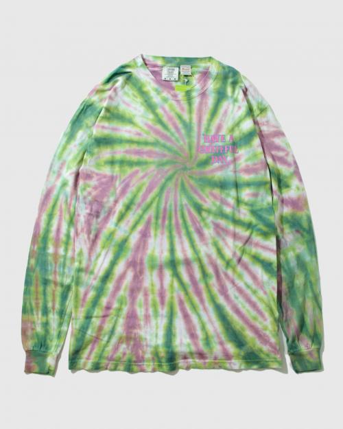 GRATEFUL DAY L/SL T-SHIRT (ROSE TIE DYE)