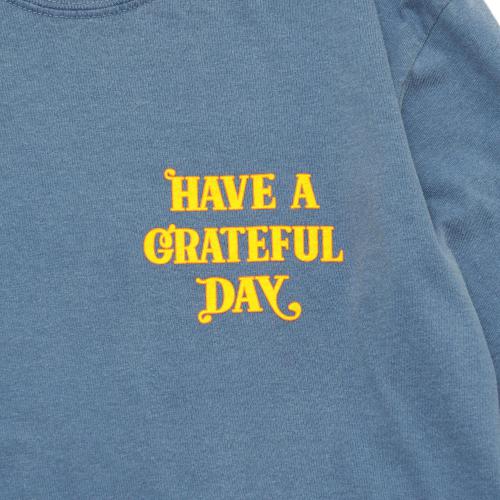 GRATEFUL DAY L/SL T-SHIRT (MORNING DEW)