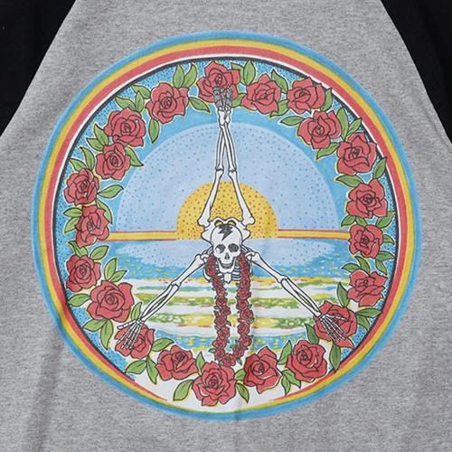 3/4 SLEEVE T-SHIRT<br>(SKULL)