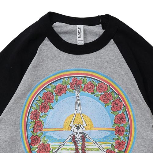 3/4 SLEEVE T-SHIRT<br>(SKULL)