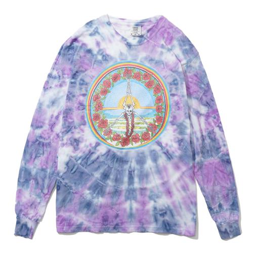 LONG SLEEVE T-SHIRT(SKULL TIE DYE)